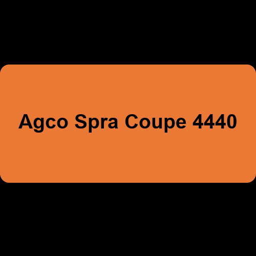 Agco Spra Coupe 4440